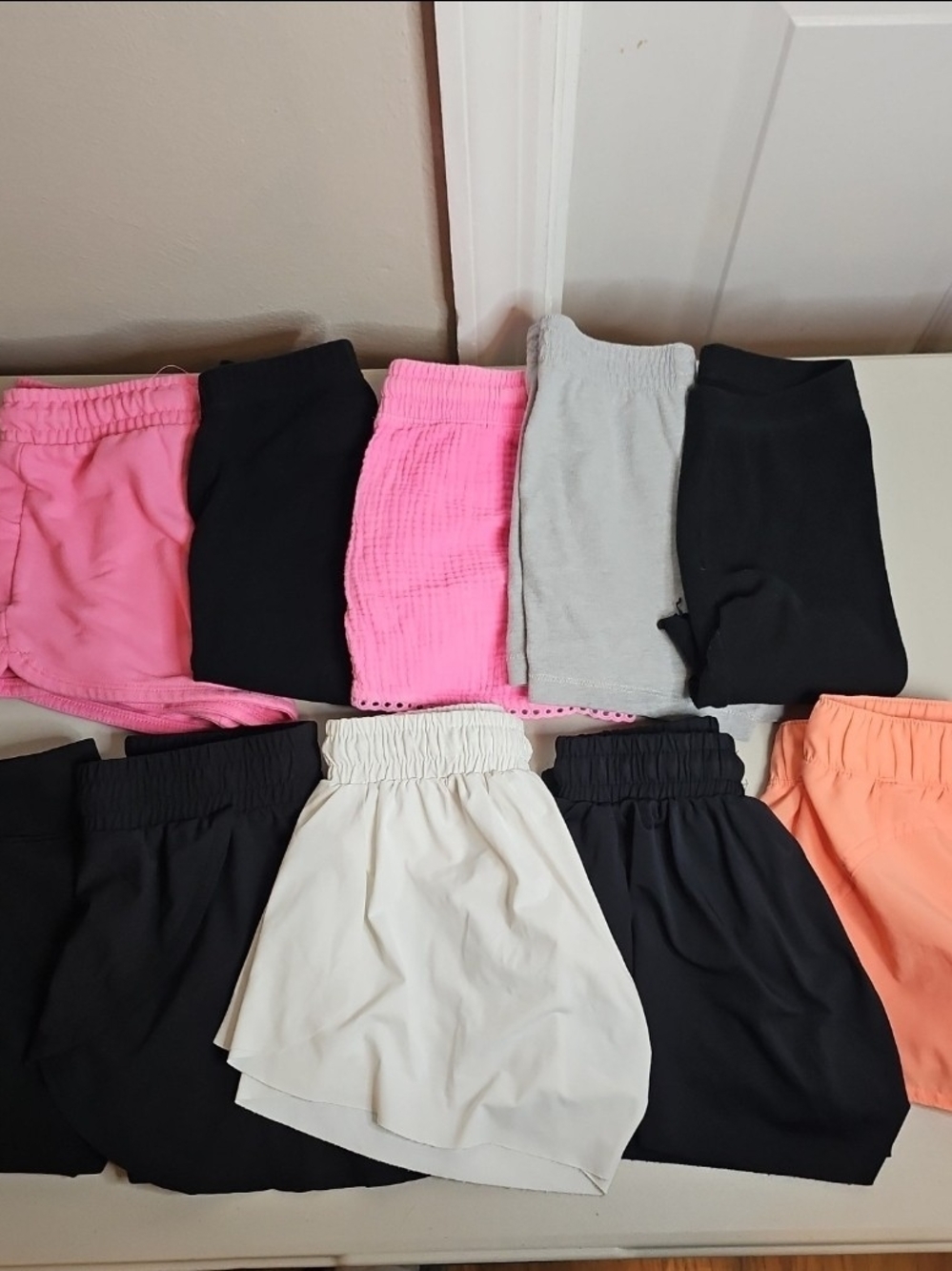 Girls 10 Pairs of Shorts Bundle Size 6 Small ~ Athleta, Suzette, Cat & Jack